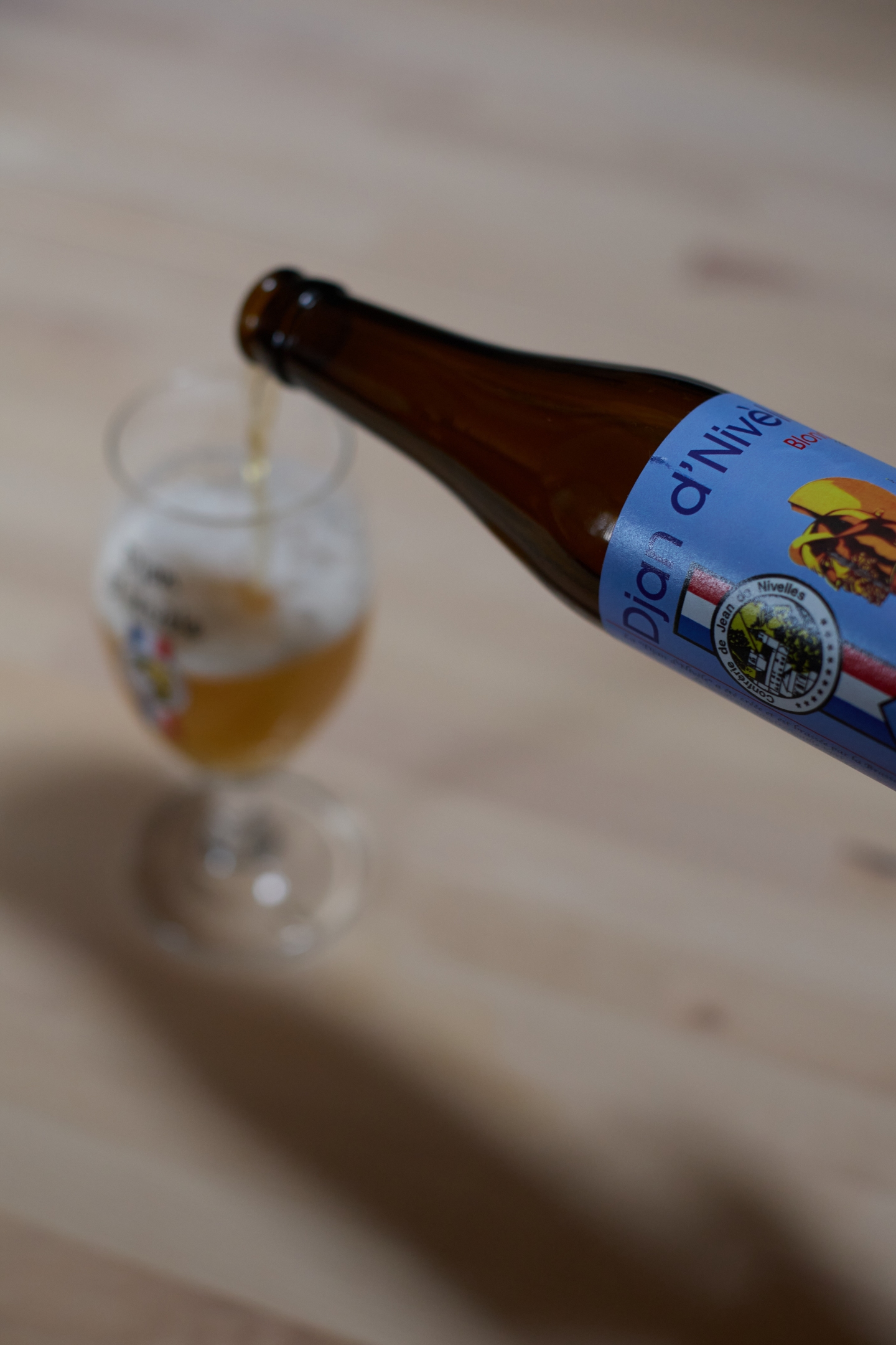 Photo d'une bière Djan d'Nivèle Blonde